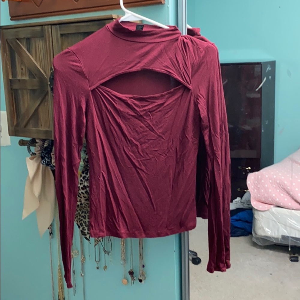 Maroon long sleeve